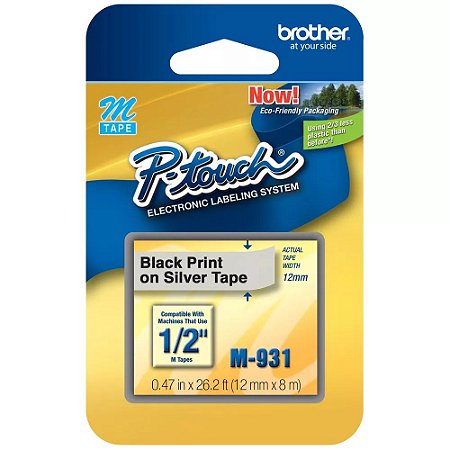 FITA PARA ROTULADOR 12MMX8M M-931 - BROTHER