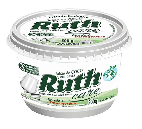 SABÃO DE COCO EM PASTA RUTH CARE - 500G