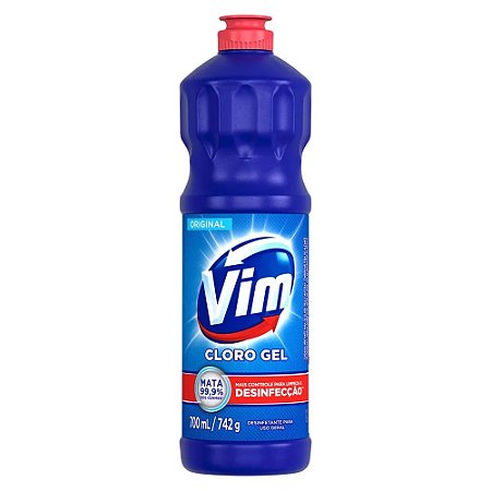 DESINFETANTE VIM CLORO GEL ORIGINAL - 700ML