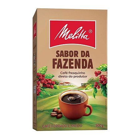 CAFÉ SABOR DA FAZENDA MELITTA VÁCUO - 500G