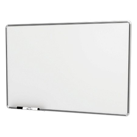 QUADRO BRANCO UV MOLDURA ALUMÍNIO FREE 100CMX70CM - STALO