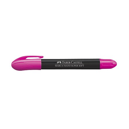 MARCA TEXTO SUPERSOFT GEL ROSA - FABER-CASTELL