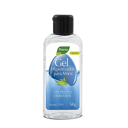 ÁLCOOL EM GEL HIGIENIZADOR PARA MÃOS PHARMA - 56G