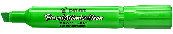 MARCA TEXTO PINCEL ATÔMICO NEON VERDE - PILOT