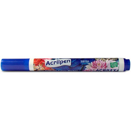 MARCADOR PARA TECIDO ACRILPEN 501 AZUL TURQUESA - ACRILEX