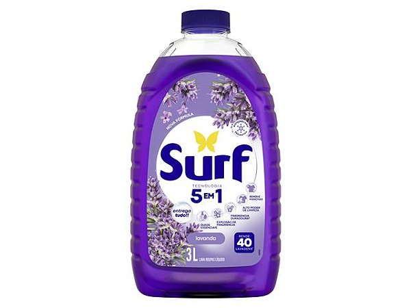 LAVA ROUPAS LÍQUIDO LAVANDA SURF - 3L