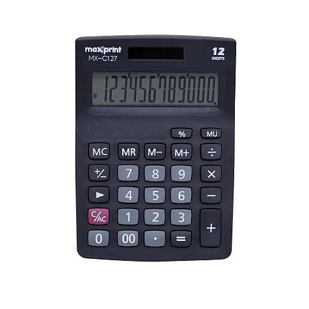 CALCULADORA DE MESA MX-C­127 12 DÍGITOS - MAXPRINT