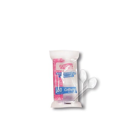 COLHER SOBREMESA CRISTAL C/50 UNIDADES - COUSINS