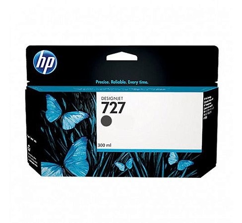 CARTUCHO HP 727 C1Q12A PRETO FOSCO - 300ML