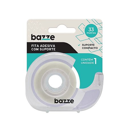 FITA ADESIVA COM SUPORTE 18MMX33M - BAZZE
