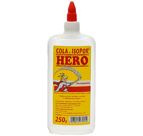 COLA ISOPOR 250G - HERO