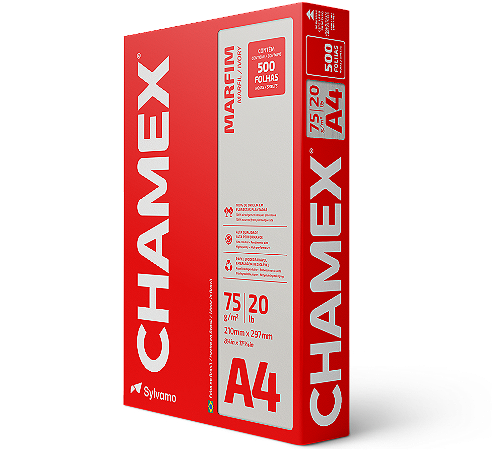PAPEL CHAMEX COLORS A4 75 210MMX297MM MARFIM - 500 FLS