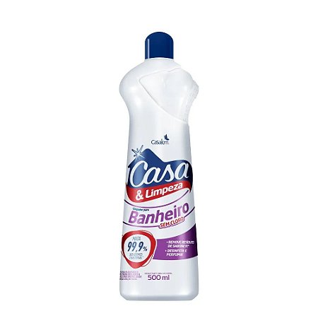 LIMPADOR CASA & LIMPEZA BANHEIRO SEM CLORO - 500ML