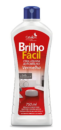 CERA LÍQUIDA VERMELHA BRILHO FÁCIL - 750ML