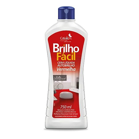 CERA LÍQUIDA VERMELHA BRILHO FÁCIL - 750ML