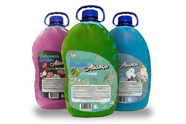 SABONETE LÍQUIDO ALIANÇA ERVA DOCE - 5L