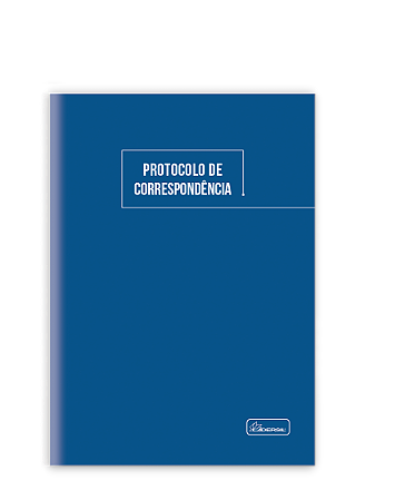 LIVRO PROTOCOLO DE CORRESPONDÊNCIA CAPA DURA C/100 FLS - CADERSIL