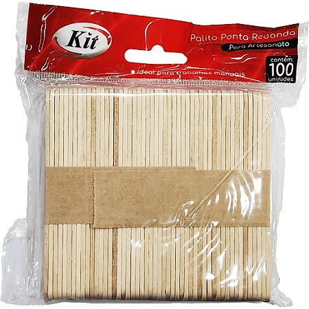 PALITO DE PICOLÉ NATURAL C/100 - KIT