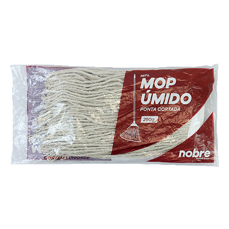 REFIL MOP ÚMIDO PONTA CORTADA 290G - NOBRE