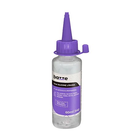 COLA SILICONE LÍQUIDA 60ML - BAZZE