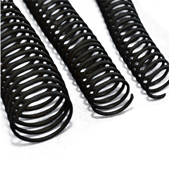 ESPIRAL PLÁSTICO 17MM PRETO C/100 UNIDADES - MARES