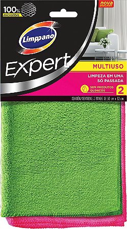 PANO MICROFIBRA MULTIUSO EXPERT C/2 UNIDADES - LIMPPANO