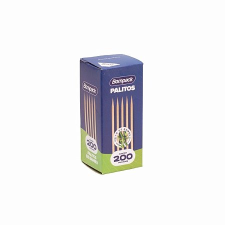 PALITO DE BAMBU C/200 UNIDADES - BOMPACK