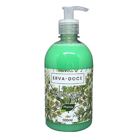 SABONETE LÍQUIDO ERVA-DOCE COM COLÁGENO PHARMA - 500ML