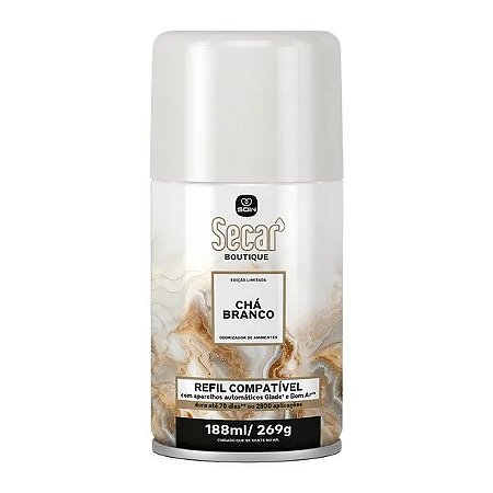 REFIL AUTOMÁTICO SECAR BOUTIQUE CHÁ BRANCO - 269ML