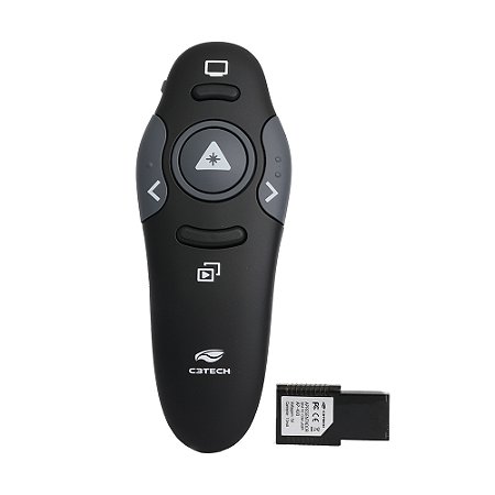 APRESENTADOR SEM FIO COM LASER AP-400BK - C3TECH