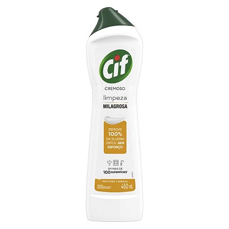 SAPONÁCEO CIF CREMOSO LARANJA - 450ML