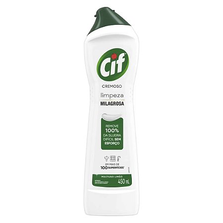 SAPONÁCEO CIF CREMOSO LIMÃO - 450ML
