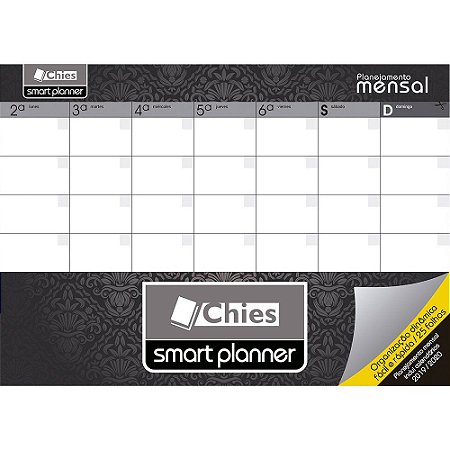 SMART PLANNER MENSAL A4 DELUXE C/24 FLS - CHIES