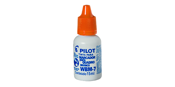 TINTA MARCADOR QUADRO BRANCO WBM-7 LARANJA 15ML - PILOT