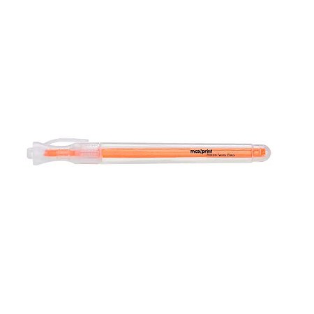 MARCA TEXTO CLEAR LARANJA - MAXPRINT