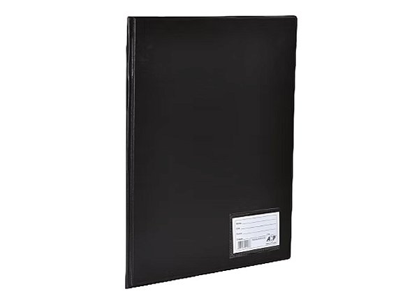 PASTA CATALOGO PVC MEMORANDO C/VISOR COM 10 PLÁSTICOS FINOS - ACP