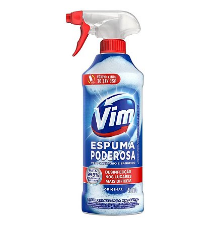 DESINFETANTE VIM ESPUMA PODEROSA GATILHO - 450ML
