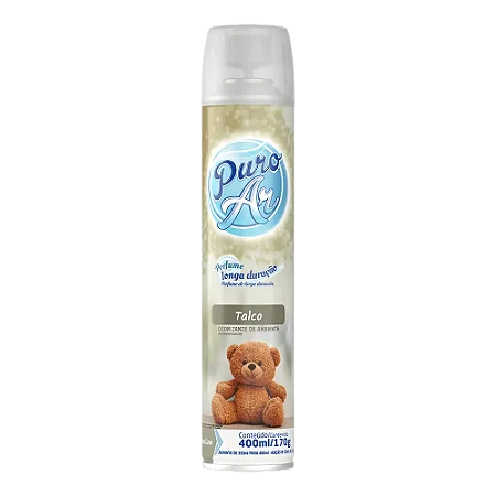ODORIZADOR DE AMBIENTE PURO AR TALCO 400ML - DOM LINE