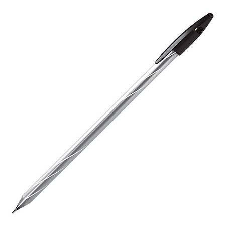 CANETA ESFEROGRÁFICA CIS SPIRO PRO 0.7MM PRETA - CIS