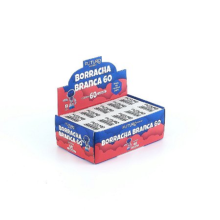 BORRACHA BRANCA 60 C/60 UNIDADES - FUTURO ESCOLAR