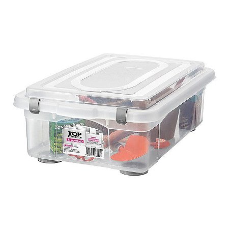 ORGANIZADOR PLÁSTICO 28,2L CRISTAL - SANREMO