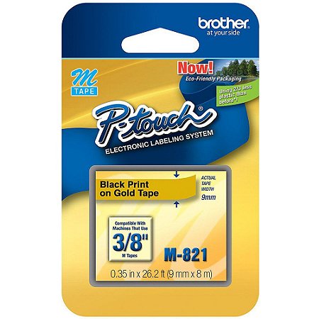 FITA PARA ROTULADOR 9MMX8M M-821 - BROTHER