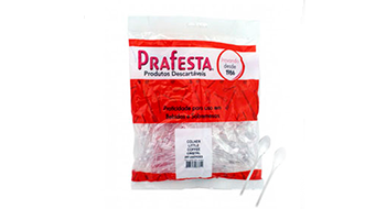 COLHER LITTLE COFFEE CRISTAL C/200 UNIDADES - PRAFESTA