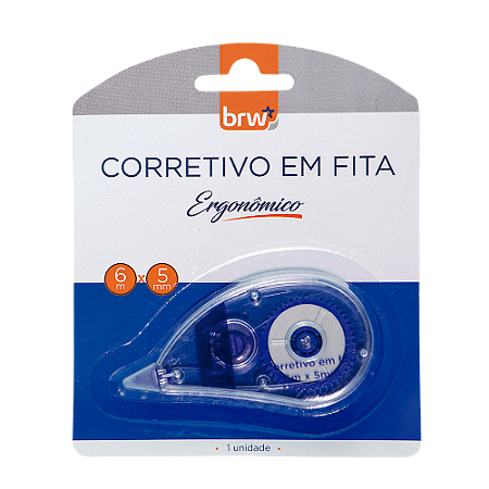 CORRETIVO EM FITA 5MMX6M - BRW