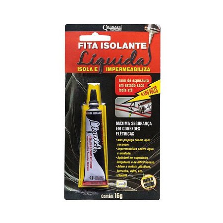 FITA ISOLANTE LÍQUIDA 16G - QUIMATIC