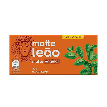 CHÁ MATTE ORIGINAL C/25 SAQUINHOS - LEÃO