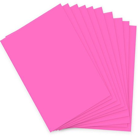 CARTOLINA 50CMX66CM 150G/M² ROSA C/10 UNIDADES - SPIRAL