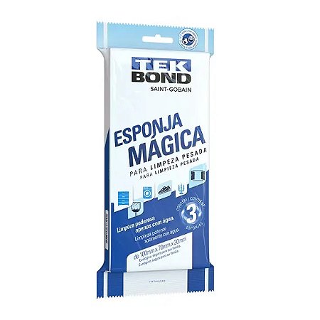ESPONJA MÁGICA C/3 UNIDADES - TEKBOND