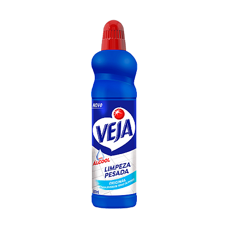 VEJA LIMPEZA PESADA COM ÁLCOOL - 500ML