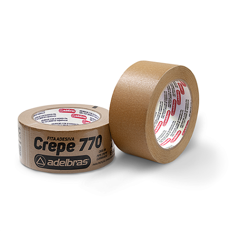 FITA ADESIVA CREPE CORRUGADA 48MMX50M - ADELBRAS